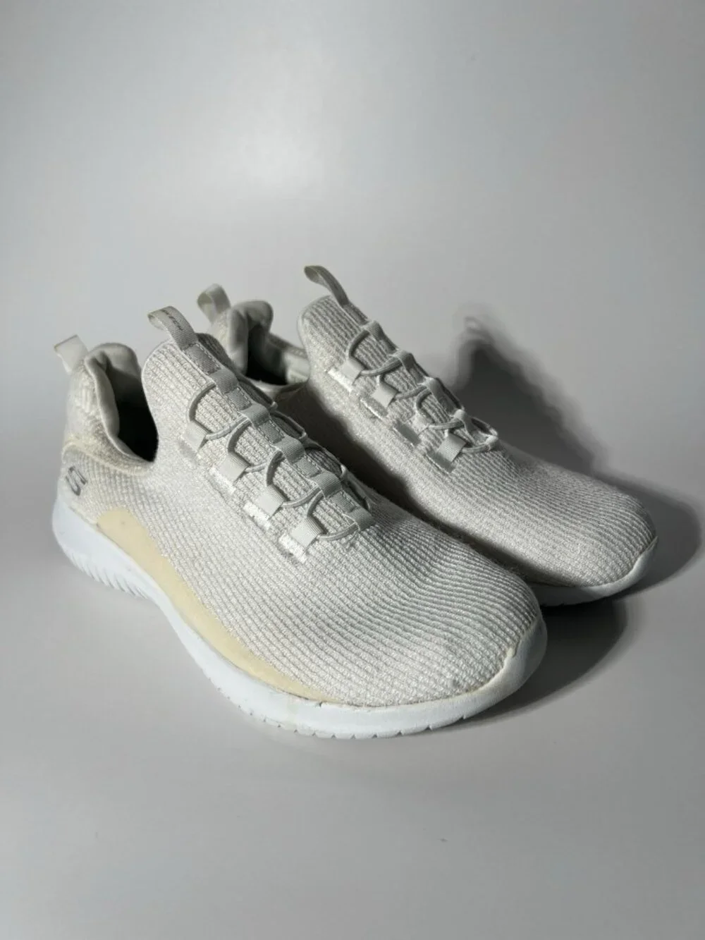 Sport by Skechers Women’s White Sneakers Size 7 Athletic Walking Shoes